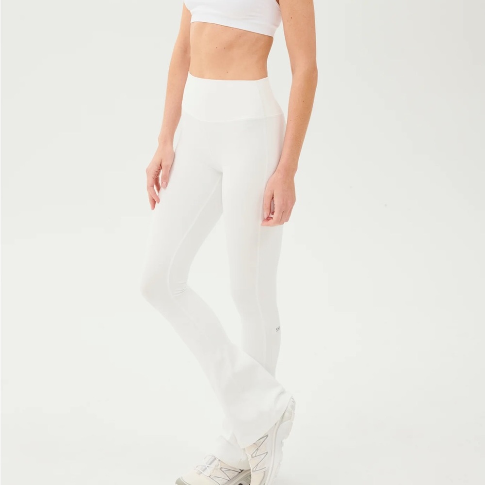 worn once, size small Spilts 59 white flare pants